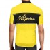 Alpine Bike Signature  Men Cycling Jersey V2 Yellow And Black Regular Fit