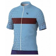 Alpine Bikes Slim Fit Cycling Jersey Sky Blue