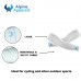 Alpine Bike Men Cycling Arm Sleeves White