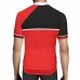 Alpine Artistic  Men Cycling Jersey Red And Black
