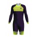 Alpine Bike Cycling Men Suit Fluo Green And Grey