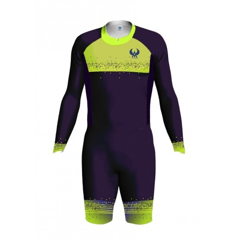 Alpine Bike Cycling Men Suit Fluo Green And Grey