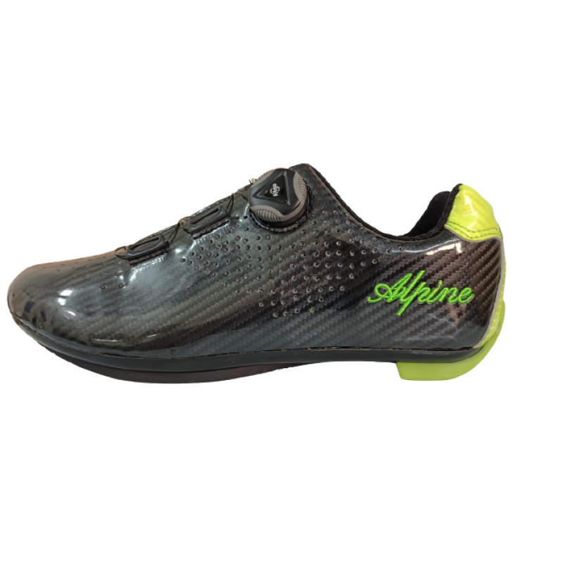 Alpine Bike  Men Cycling Shoes Shine Black