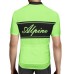 Alpine Bike Signature Men Cycling Jersey Neon Green Regular Fit