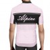 Alpine Bike Signature Men Cycling Jersey V2 Light Pink And Black Regular Fit