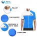 Alpine Artistic Men Cycling Jersey Blue And White Regular Fit