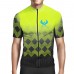 Alpine Bike Slim Fit Men Cycling Jersey Black And Fluo Yellow