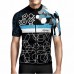 Alpine Bikes Slim Fit Cycling Jersey Black