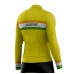 Alpine Bikes Winner Cycling Jersey Yellow Slim Fit