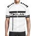 Dolan Original Men Cycling Jersey White Regular Fit