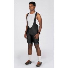 Apace Explore Mens Cycling Bib Shorts Ebony Black