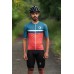 Apace Breakaway Snug-Fit Mens Cycling Jersey Fireglow