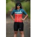 Apace Breakaway Snug-Fit Womens Cycling Jersey Fireglow