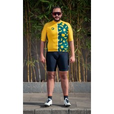 Apace Chase Sung-fit Men Cycling Jersey Mango