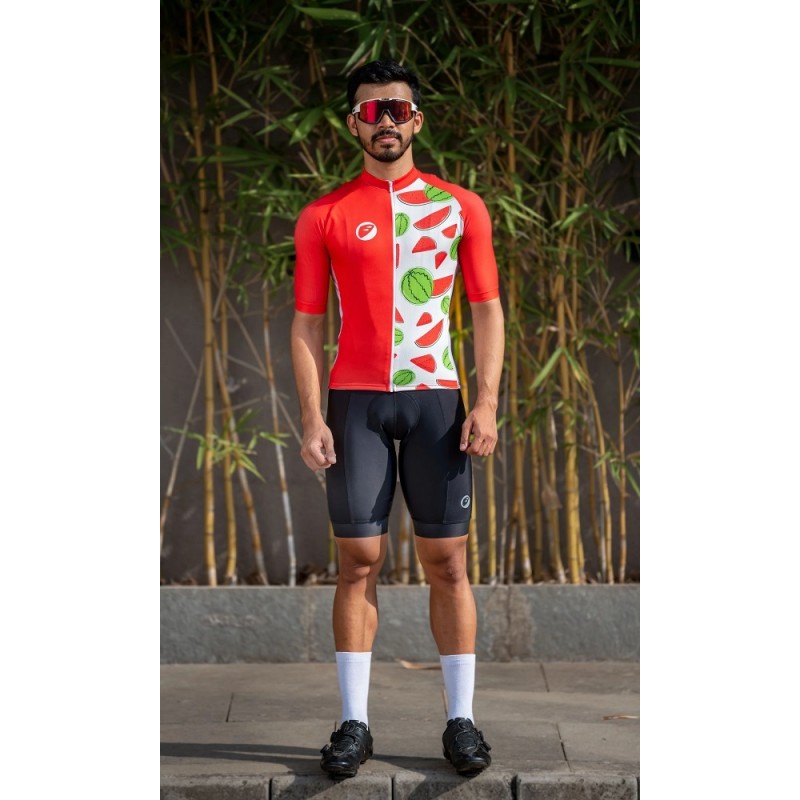 Apace Chase Sung-fit Men Cycling Jersey Melon
