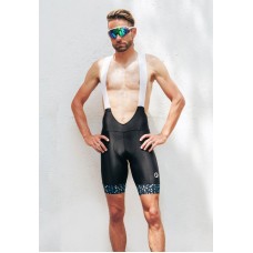 Apace Dawn Men Cycling Full Paded Bib Shorts Black