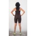 Apace Espresso Women Cycling Bib Shorts Brown