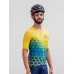Apace Hex Racer Race-Fit Men Cycling Jersey Electro