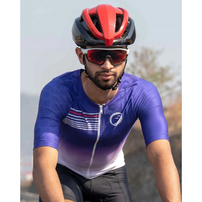 Apace Hex Racer Race Fit Mens Ultra Light Cycling Jersey Conjure