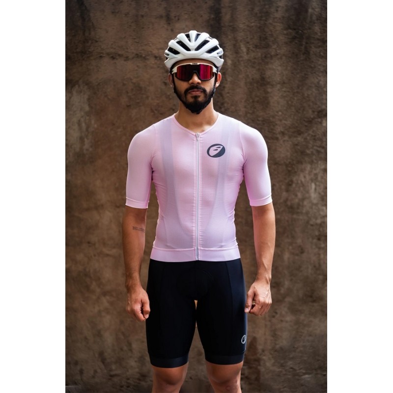 Apace Podium-fit Men Cycling Jersey Bubblegum Pink