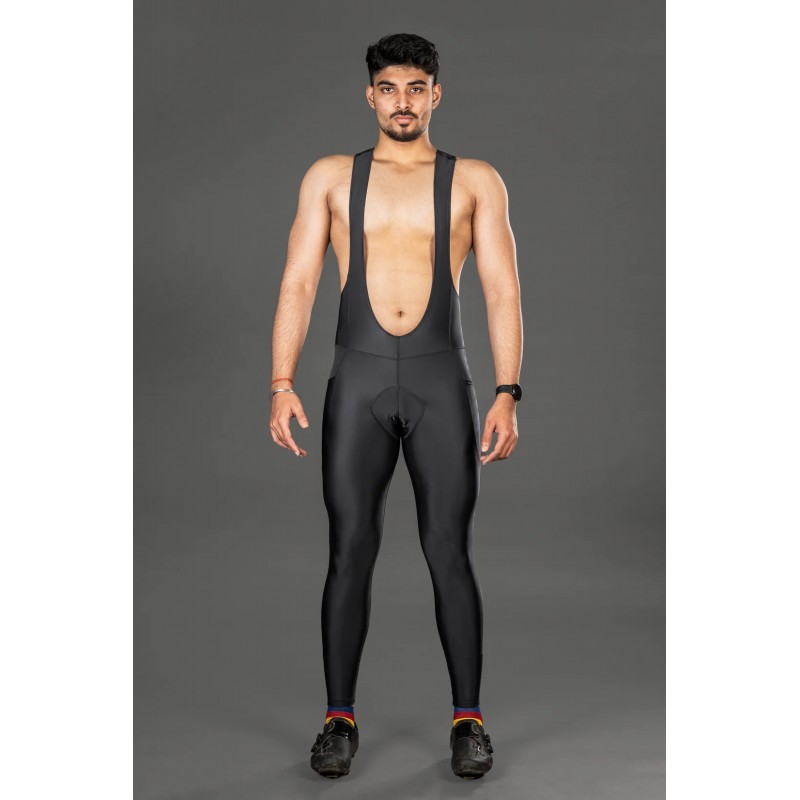 Apace Gel Padded Mens Cycling Bib Full Tights Nightrider