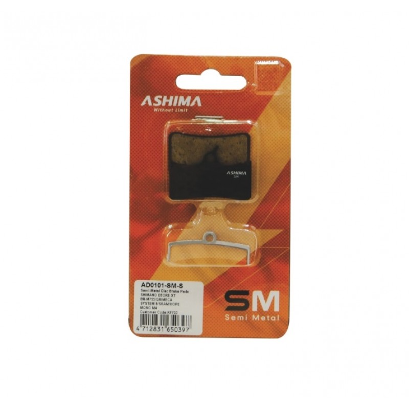 Ashima Semi Metal Brake Pad-AD0101-SM-S