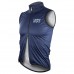 Baisky Men Double Zipper Wind Vest Bk Blue