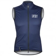 Baisky Men Double Zipper Wind Vest Bk Blue