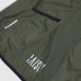 Baisky Men Double Zipper Wind Vest Army Green