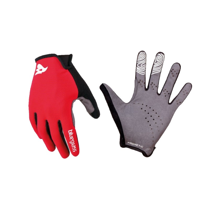 Bluegrass Magnete Lite Full Finger Hand Gloves Red Black 2019