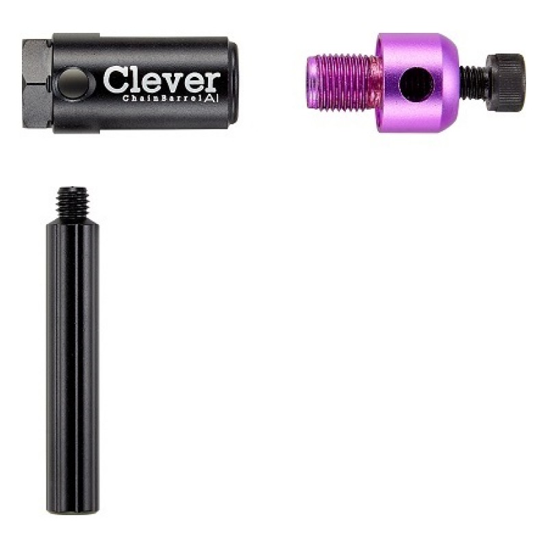 Clever Chain Barrel AL With Valve Core Remover Handle