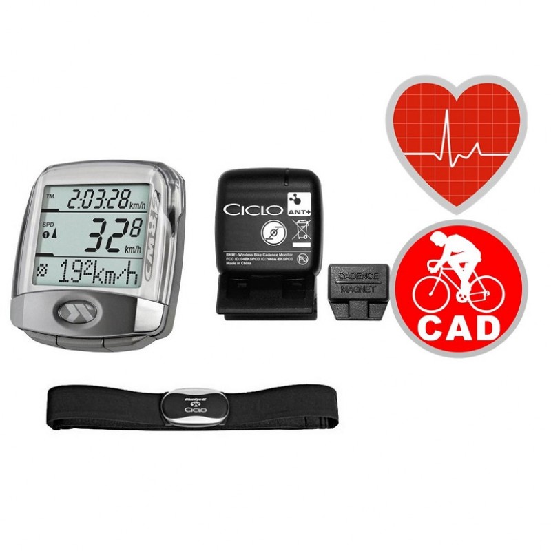 CicloSport CM8.2 Blackline+HF Set Textile+Cadence set