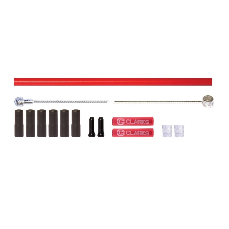 Clarks Brake Kit Stainless Steel Red