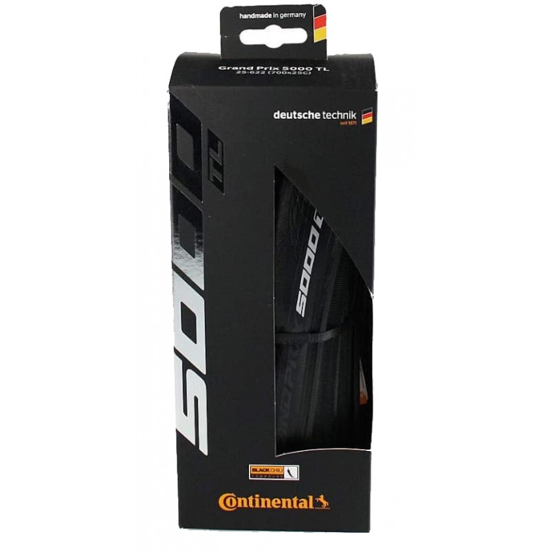 Continental (700x28c) Grand Prix 5000 TL Folding Tubeless Road Bike Tyre