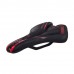 Enlee Waterproof Breathable Hollowed Saddle Cycling Seat Cushion Red