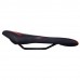 Enlee Waterproof Breathable Hollowed Saddle Cycling Seat Cushion Red