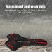 Enlee Waterproof Breathable Hollowed Saddle Cycling Seat Cushion Red