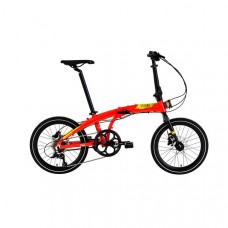 Element Ecosmo 8 Speed Reggae Edition Folding Bike Red