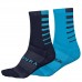 Endura CoolMax Stripe II Socks (Twin Pack) Dark Blue & Ocean Blue