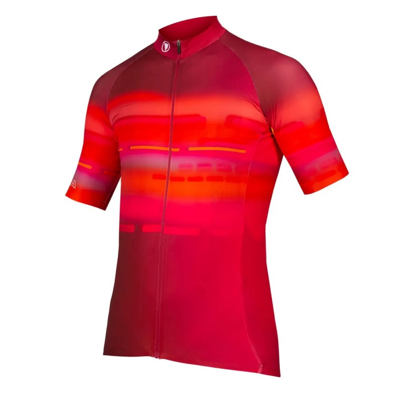 Endura Virtual Texture S/S Jersey Ltd - Red