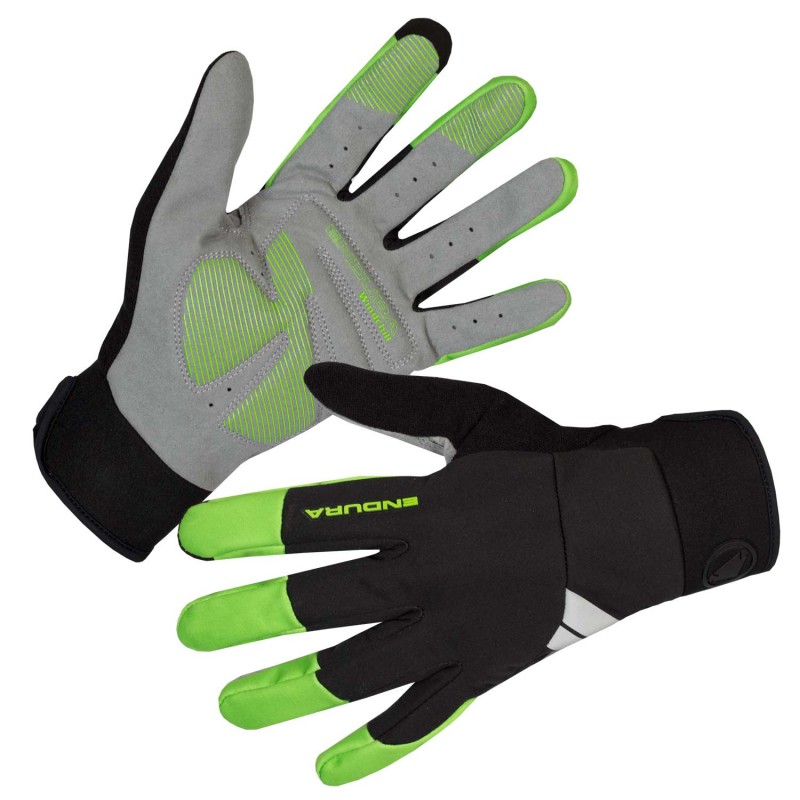 Endura Windchill Cycling Gloves Hi-Viz Green (GV)