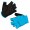 Endura Xtract Mitt Gloves Hi-viz Blue  (BV)