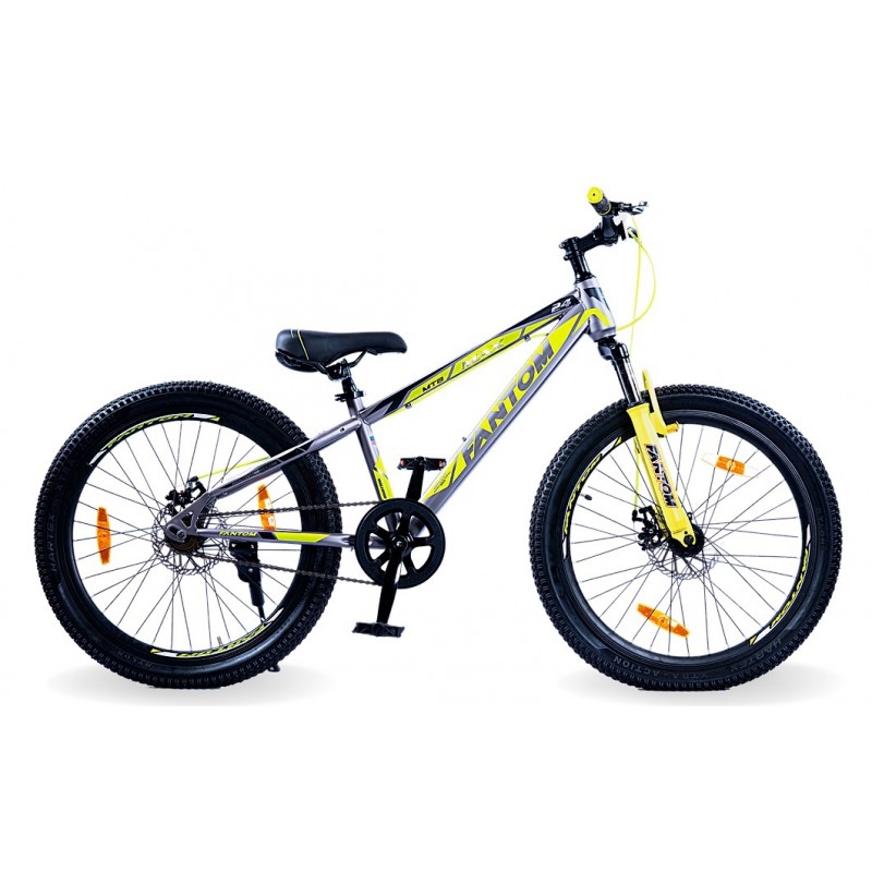 Fantom 24T Max MTB Bike Grey Green