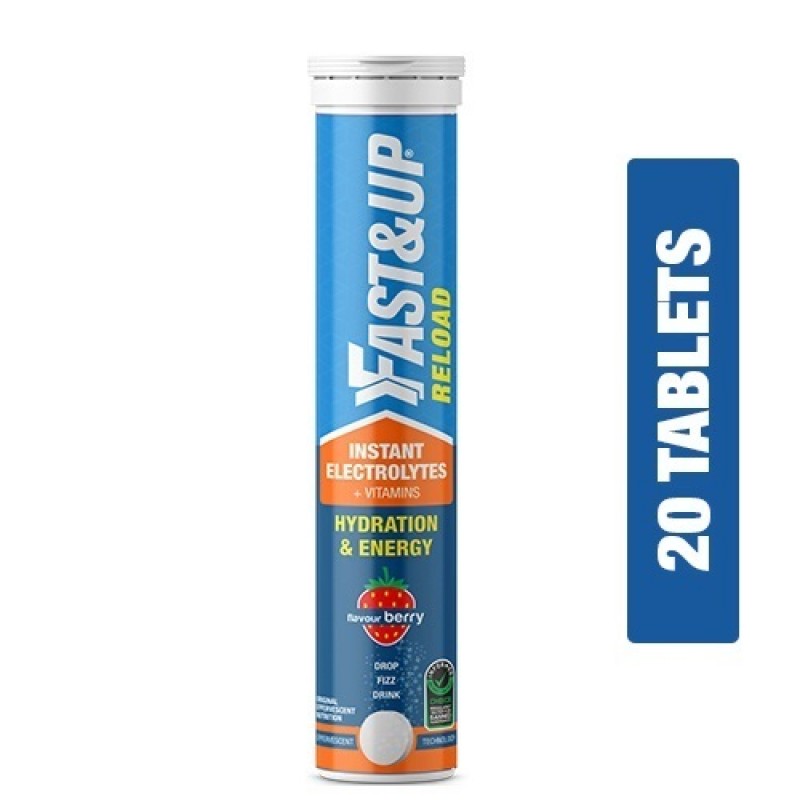 Fast & Up Reload Instant Electrolytes Hydration & Energy Berry Flavour