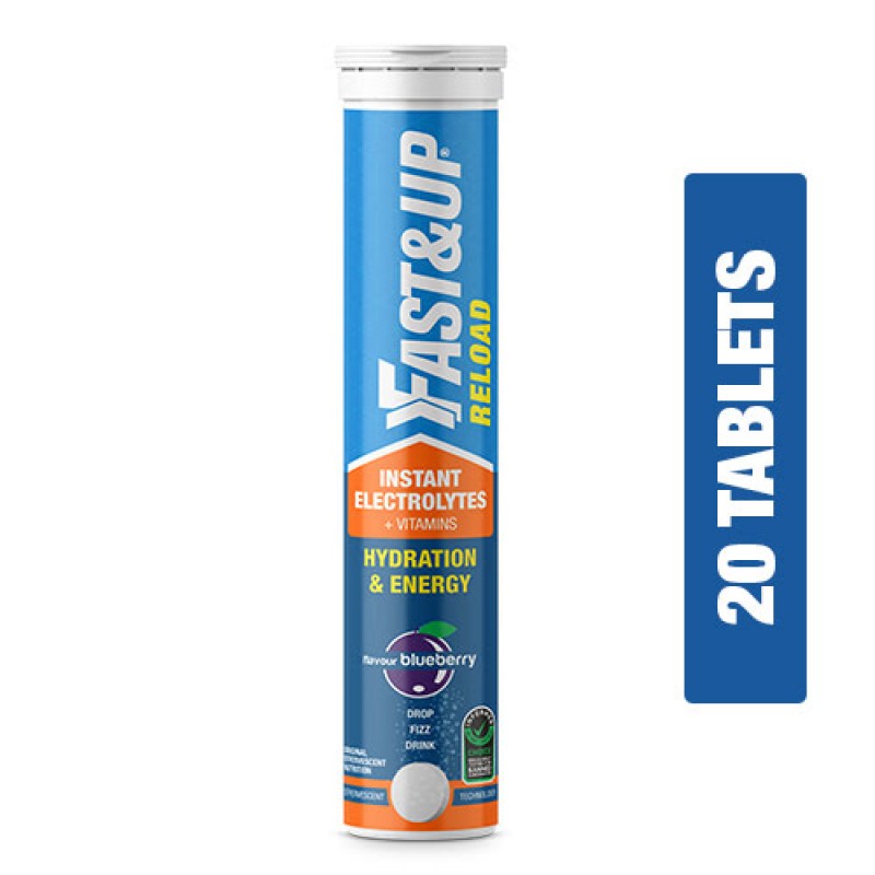 Fast & Up Reload Instant Electrolytes Hydration & Energy Blueberry Flavour
