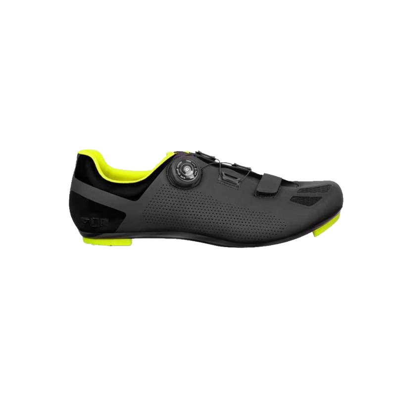 FLR F-11 Road Shoe Black/Neon Yellow