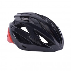 FLR Safety Labs Juno Road Cycling Helmet Shiny Black Red