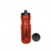 Freewheeling Bike Bottle Red With Black Cage Combo