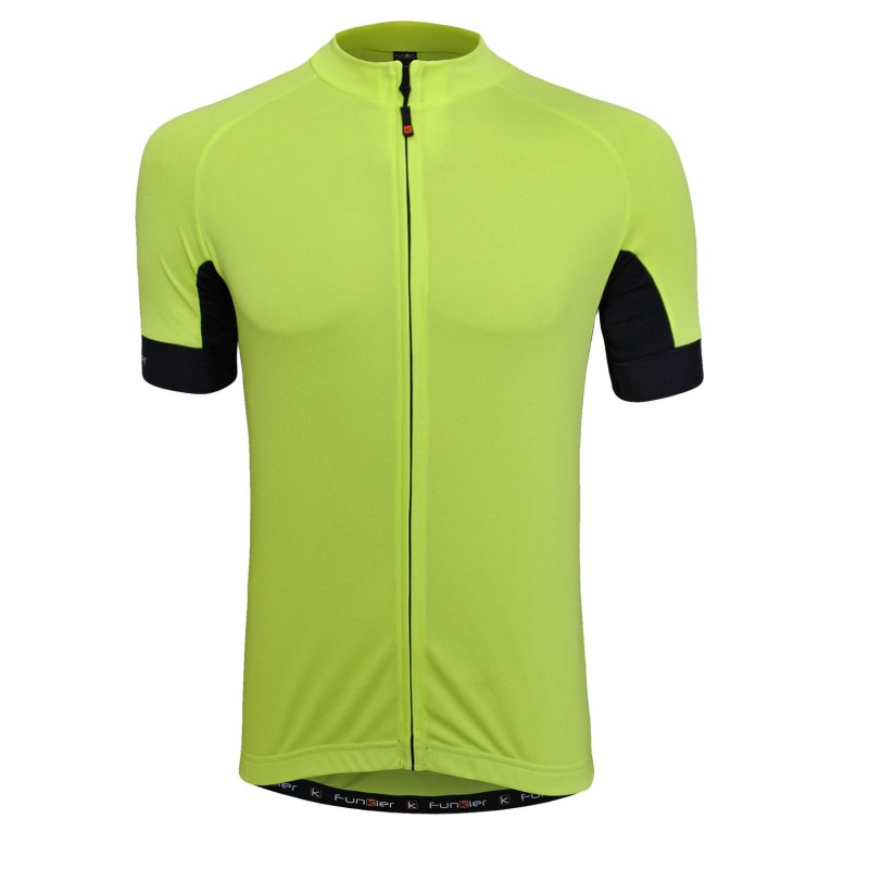 Funkier Cefalu Men Short Sleeve Jersey Reflective Yellow