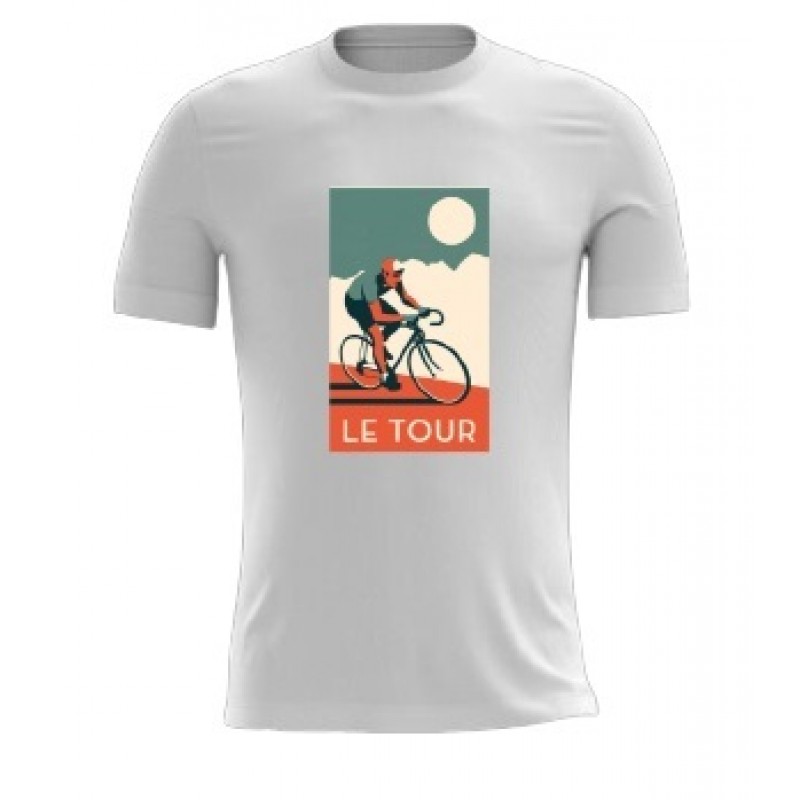 HSR Re-Active Men Le Tour Tees Pearl White PF13